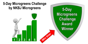 5-Day Microgreens Challenge by NKBJ Microgreens